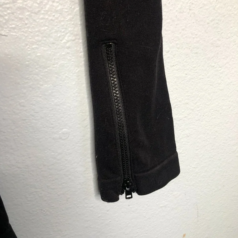 Spanx Seamless Ankle Zip Leggings Black Medium - Picture 2 of 4